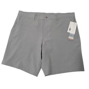 Pro Tour Mens Coolplay Golf Shorts 36 Gray Blue UPF 30 Stretch Moisture Wicking